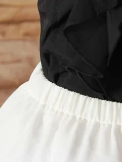White Lolita Petticoat Tiered Chic Lace Polyester Petticoat
