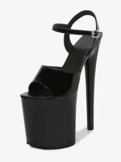 White Pole Dance Shoes Sexy Platform High Heel Sandals