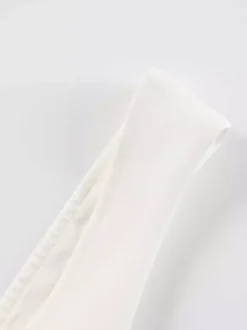 White Sleeveless A-line Flare Mini Dress For Women 2026