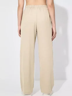 Wide Leg Trousers For Women - Casual Flowy Drawstring Elastic Waist Pants - Summer Beach Vacation 2026