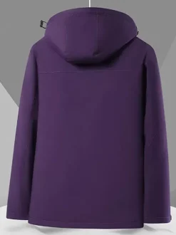 Winter Graphene Cotton Coat Men's Hooded Casual Loose Warm Cotton Coat