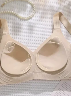 Wireless Support Bra With Side Support Seamless Lift Comfort Bralette