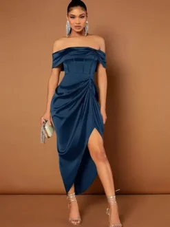With Cocktail Dress Fashion Short Short Bateau Neck