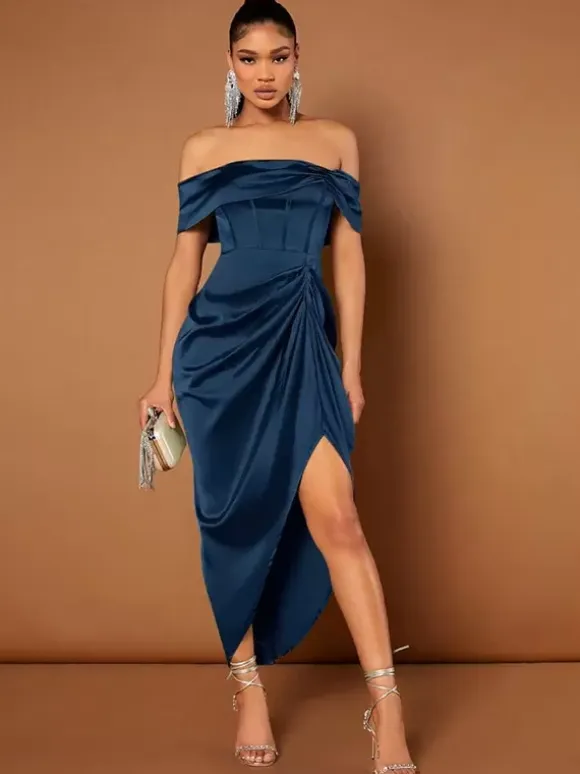 With Cocktail Dress Fashion Short Short Bateau Neck
