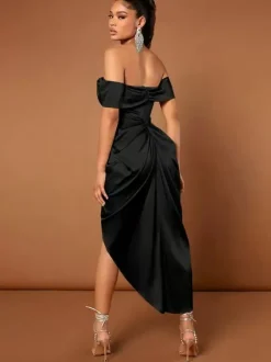 With Cocktail Dress Fashion Short Short Bateau Neck