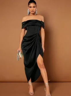 With Cocktail Dress Fashion Short Short Bateau Neck