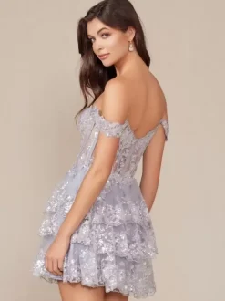 With Homecoming Dress Short Short Sweetheart Neck Cut Out Lace