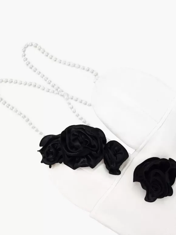 With Cocktail Dress Modern Ankle-Length Ball Gown V-Neck Flowers Polyester