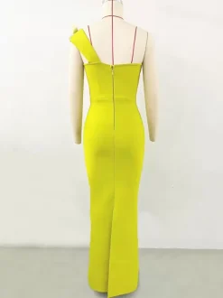 With Cocktail Dress Modern Ball Gown Floor-Length V-Neck Flowers Polyester