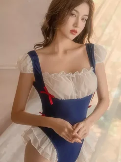 Woman Maid Costume Jumpsuit Servant Girl Costumes