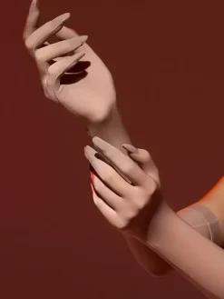 Woman Party White Ultra-Thin Gloves Silky Sexy Smooth Gloves