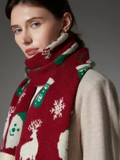 Woman's Scarf Beautiful Color Block