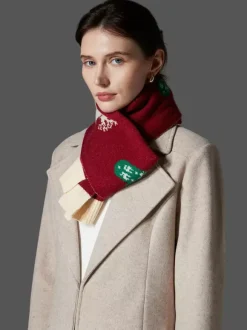 Woman's Scarf Beautiful Color Block
