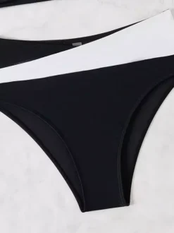 Women Bikini Swimsuit Pink Lace Up Summer Sexy Swimwear
