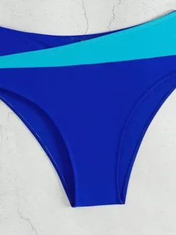 Women Bikini Swimsuit Pink Lace Up Summer Sexy Swimwear