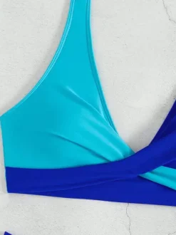 Women Bikini Swimsuit Pink Lace Up Summer Sexy Swimwear