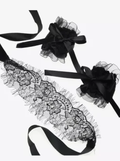 Women Masquerade Lace Mask Eye Blinder Eyelash Headwear