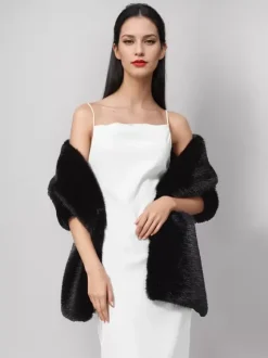 Women Poncho Black Cape