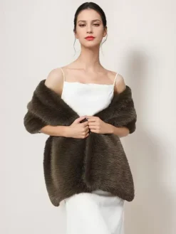 Women Poncho Black Cape