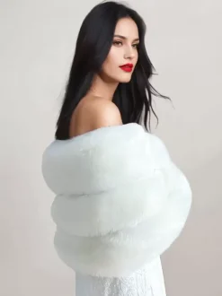 Women Poncho White Cape