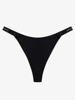 Women Sexy Panties Deep Purple Letters Print Underwear Lingerie