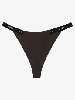 Women Sexy Panties Deep Purple Letters Print Underwear Lingerie