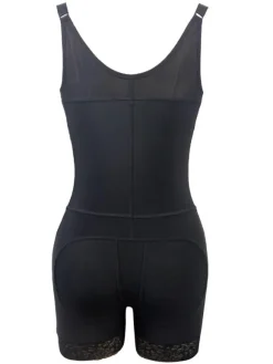 Women Waist Shaper Under Bust Sleeveless Ruffled Shaping Bodysuit