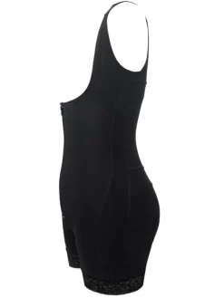 Women Waist Shaper Under Bust Sleeveless Ruffled Shaping Bodysuit