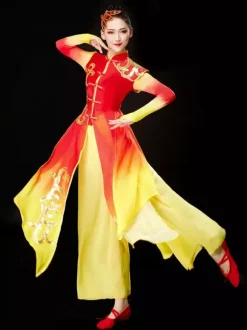 Women Chinese Costumes Traditional Dance Costume Carnival Holidays Costumes