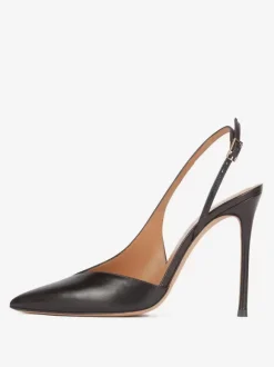 Women Dress Pumps Slingback Desinged Pointed Toe High Heels