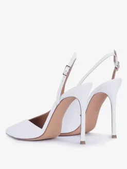 Women Dress Pumps Slingback Desinged Pointed Toe High Heels