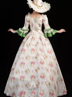 Women European Royal Court Gown Vintage Victorian Ball Dress Elegant Princess Photography Costume And Stage Show Performance Dress