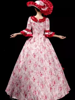 Women European Royal Court Gown Vintage Victorian Ball Dress Elegant Princess Photography Costume And Stage Show Performance Dress