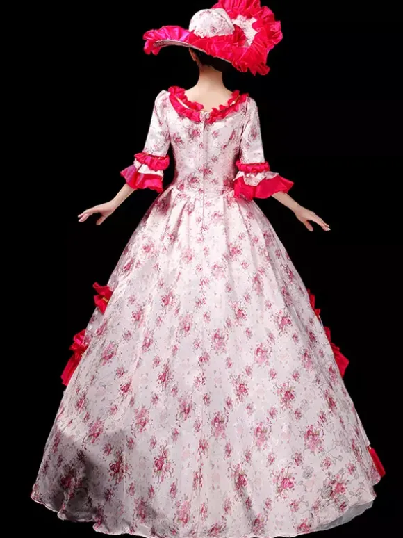 Women European Royal Court Gown Vintage Victorian Ball Dress Elegant Princess Photography Costume And Stage Show Performance Dress
