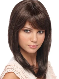 Women Hair Wigs 2026 Light Brown Shoulder Length Straight Synthetic Wig