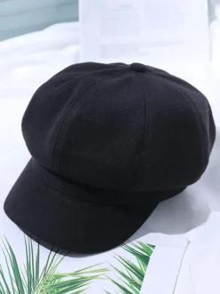 Women Hats Beautiful Acrylic Fiber Coffee Brown Beret