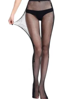 Women Hosiery Black Sheer Nylon Stocking