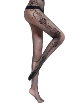 Women Hosiery Black Sheer Nylon Stocking