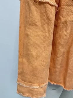 Women Jacket Turndown Collar Long Sleeve Oversized Outerwear