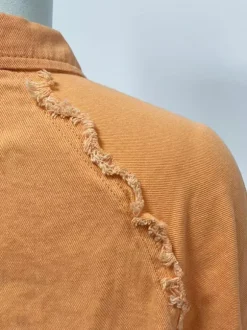Women Jacket Turndown Collar Long Sleeve Oversized Outerwear