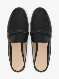 Women Pink Mule Loafers Round Toe Designed Flat Mules