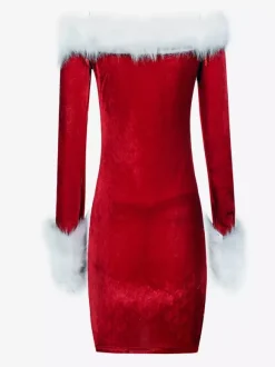 Women's Christmas Red Dress Christmas Holidays Costumes