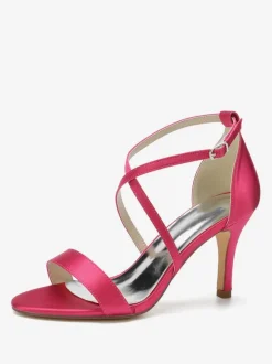Women's Cross Over Bridal Heels