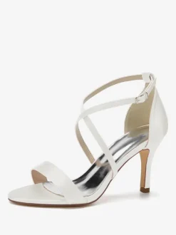 Women's Cross Over Bridal Heels