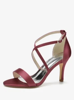 Women's Cross Over Bridal Heels