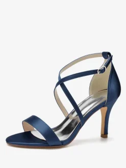 Women's Cross Over Bridal Heels
