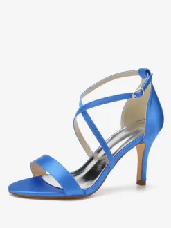Women's Cross Over Bridal Heels