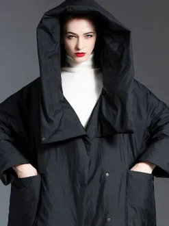 Women's Down Coat Oversized Duck Down Winter Warm Outerwear