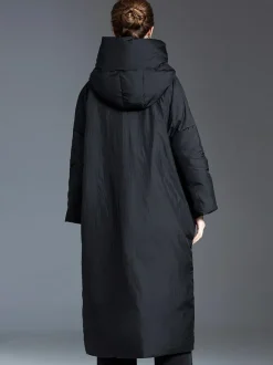 Women's Down Coat Oversized Duck Down Winter Warm Outerwear