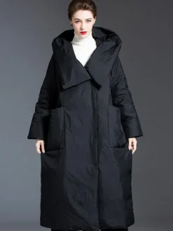 Women's Down Coat Oversized Duck Down Winter Warm Outerwear